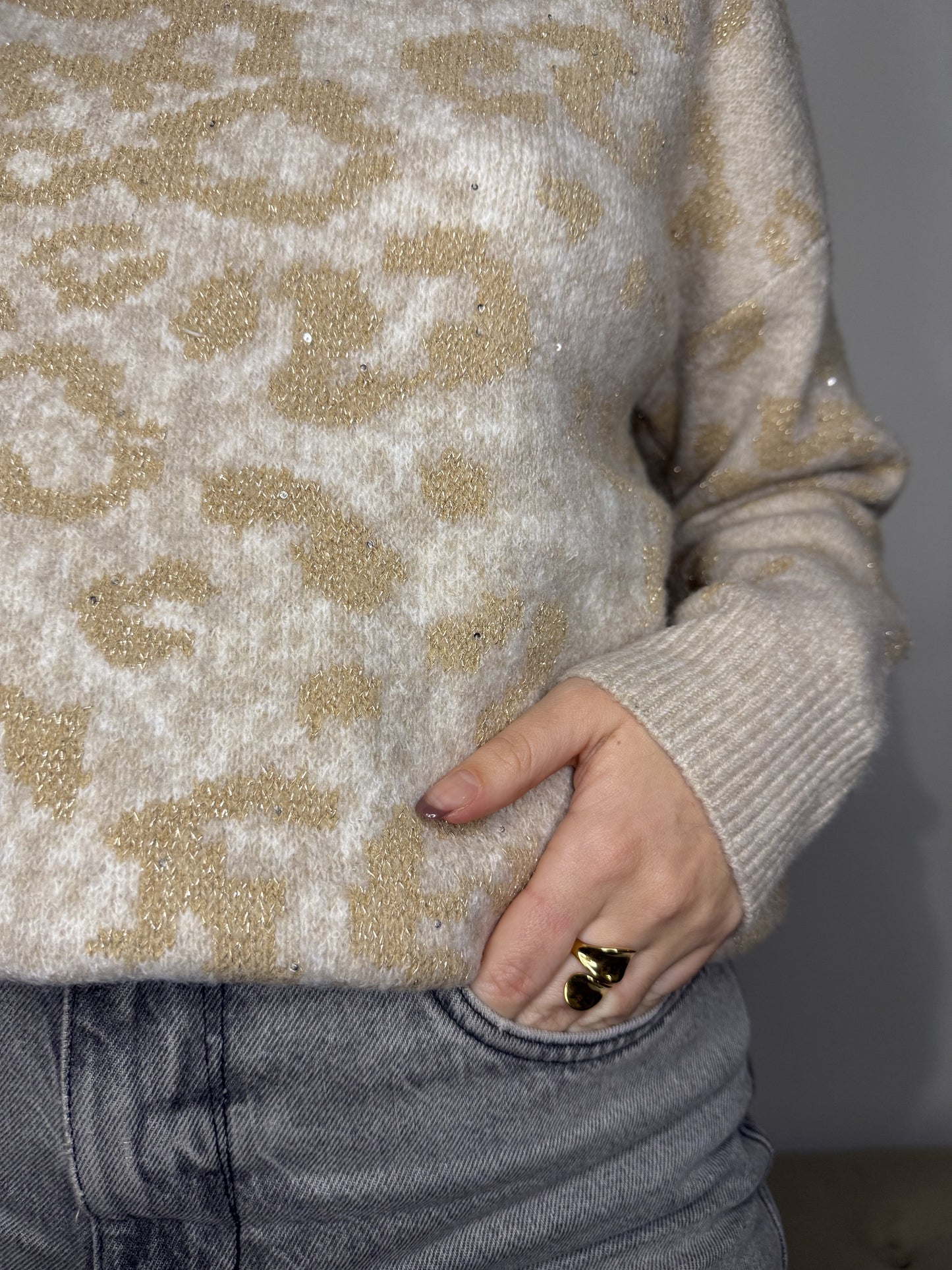 Pull à paillettes LÉONIE