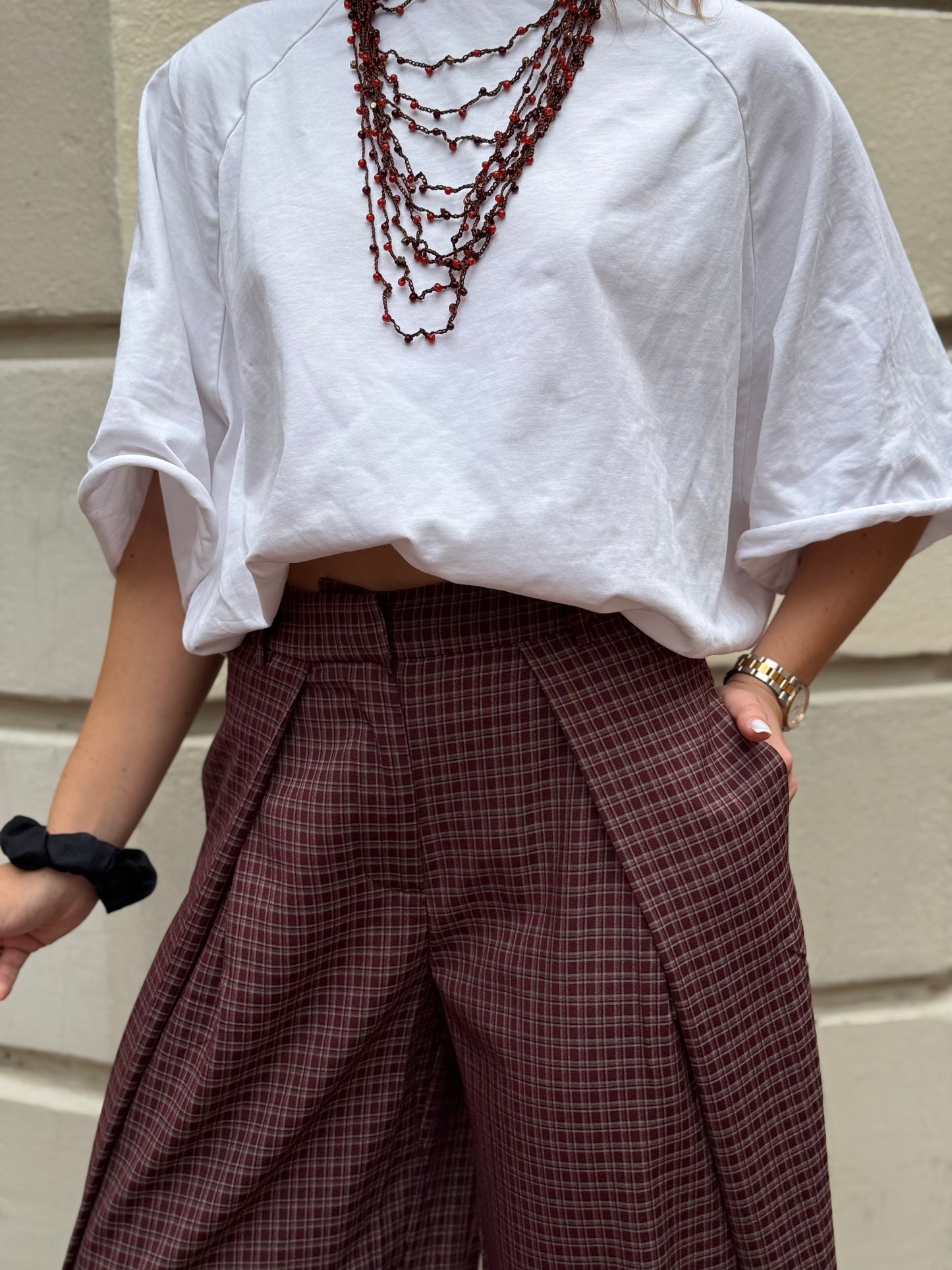 Pantalon à carreaux Valentin