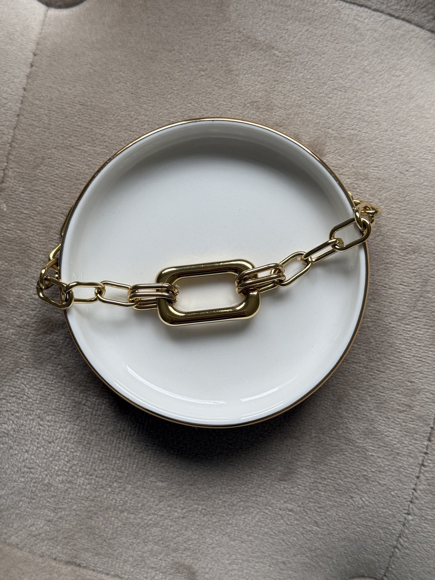 Bracelet doré GROS MAILLON