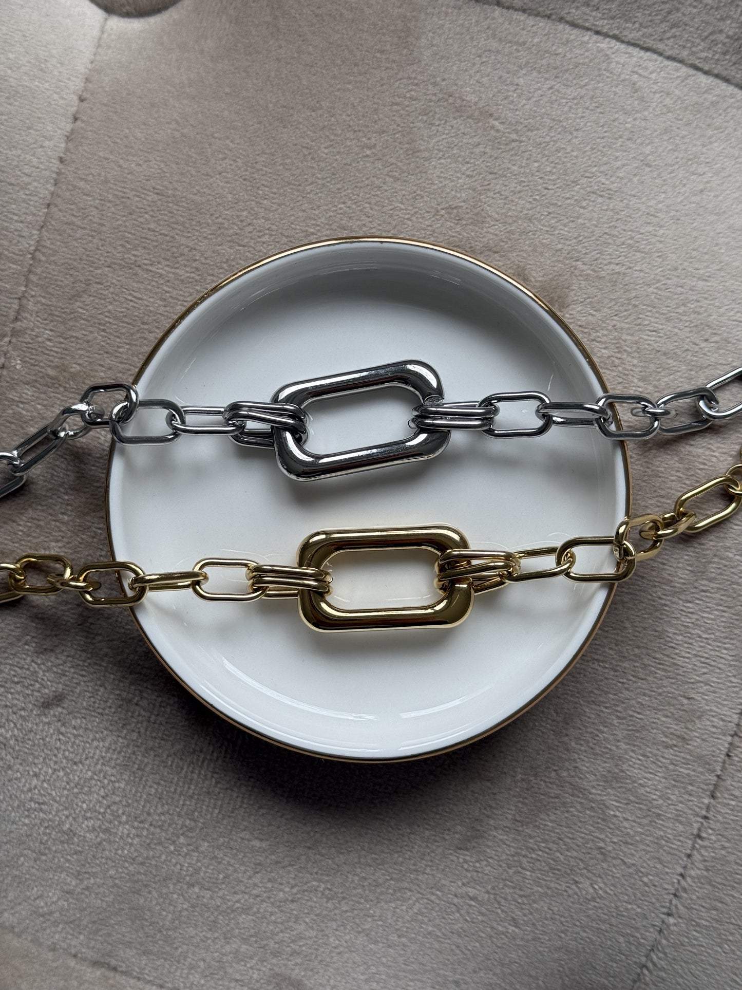 Bracelet doré GROS MAILLON