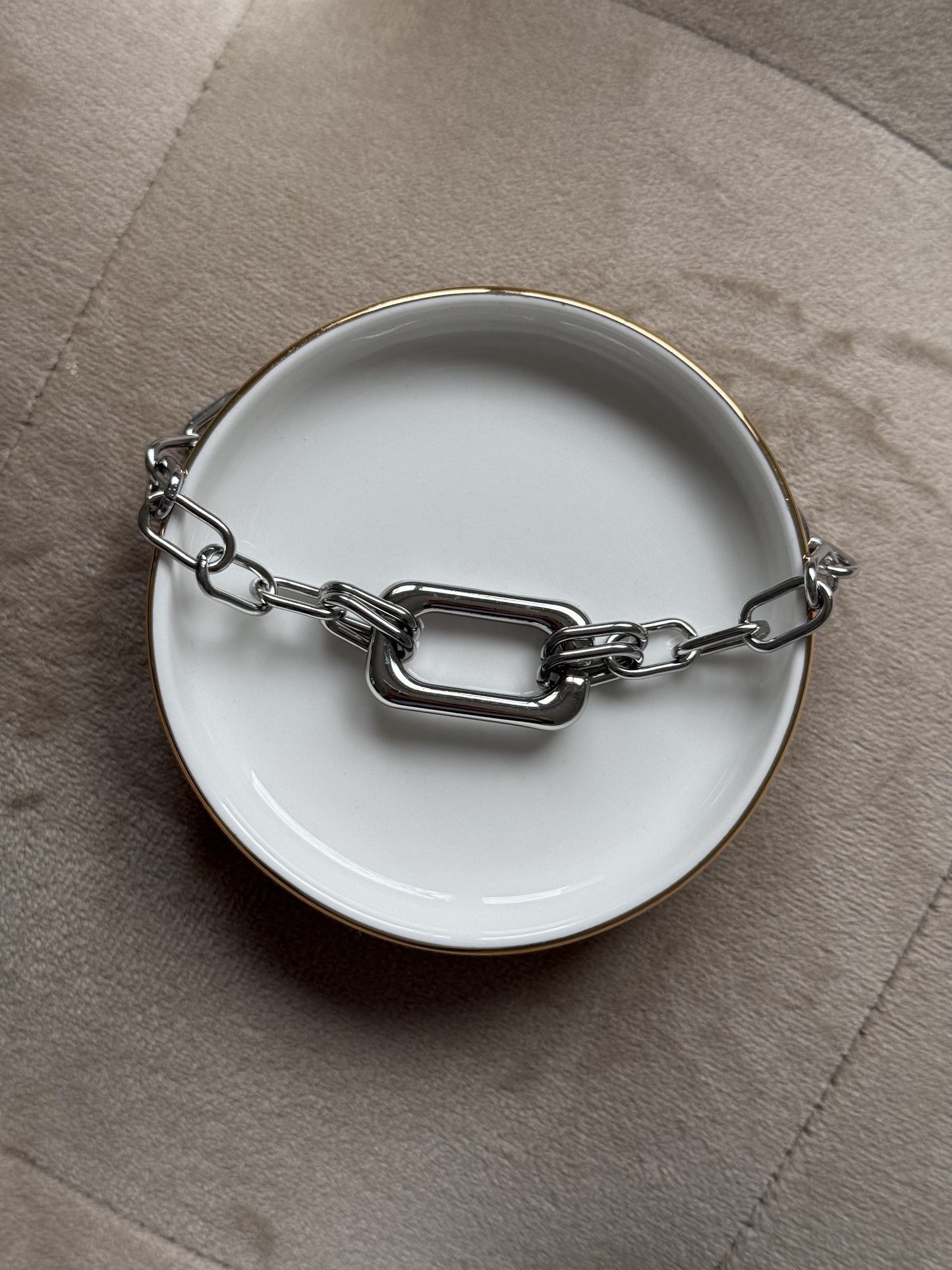 Bracelet argent GROS MAILLON
