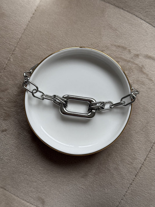 Bracelet argent GROS MAILLON