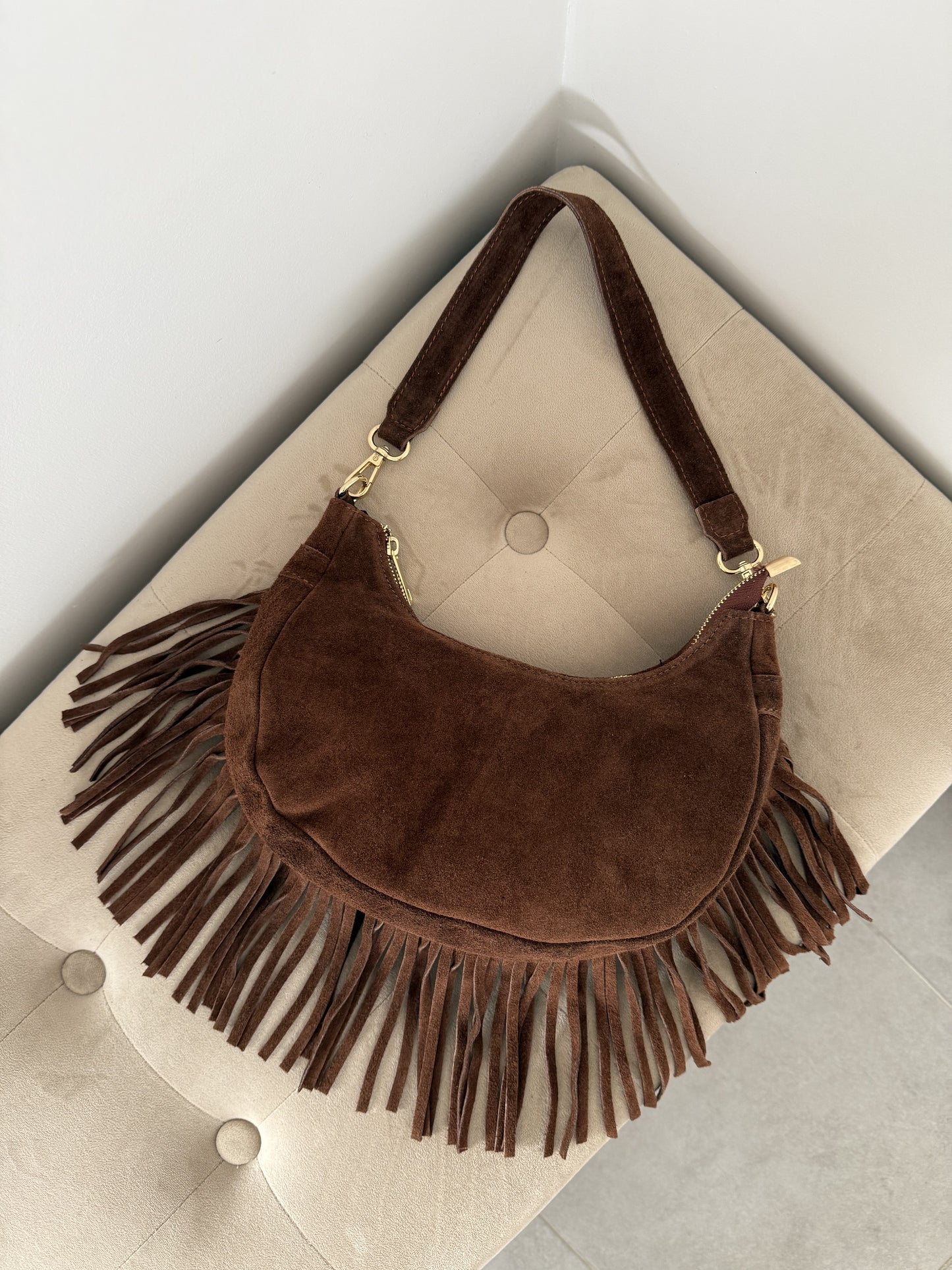 Sac à frange MAYA 100% cuir