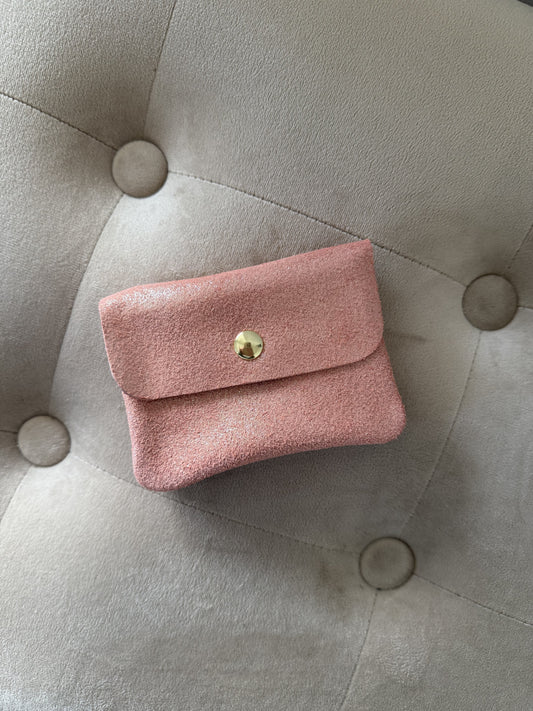 PORTE MONNAIE CORAIL 100% CUIR