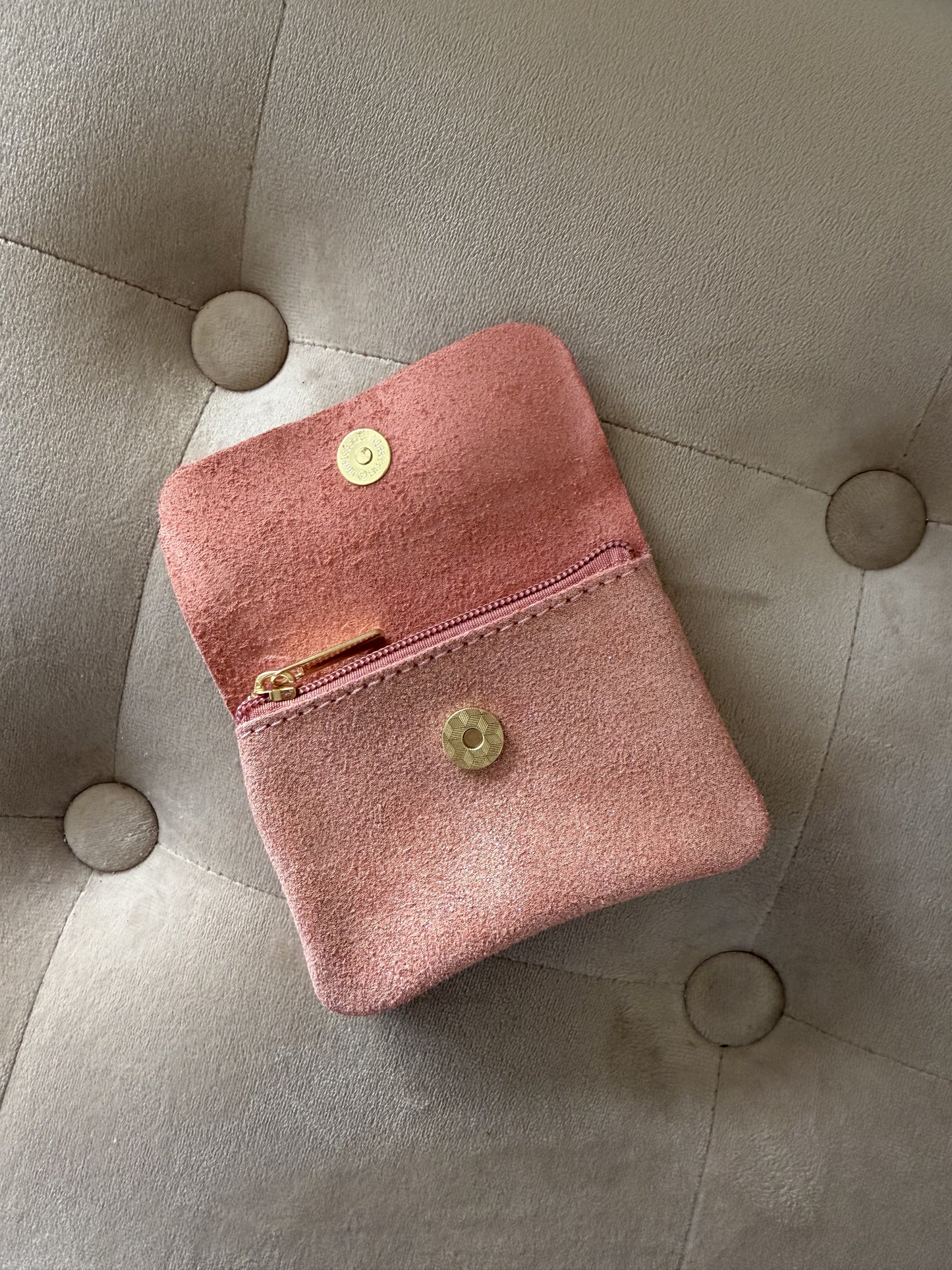 PORTE MONNAIE CORAIL 100% CUIR