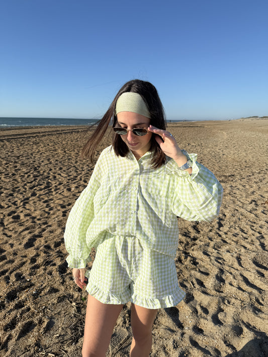 ENSEMBLE VICHY VERT