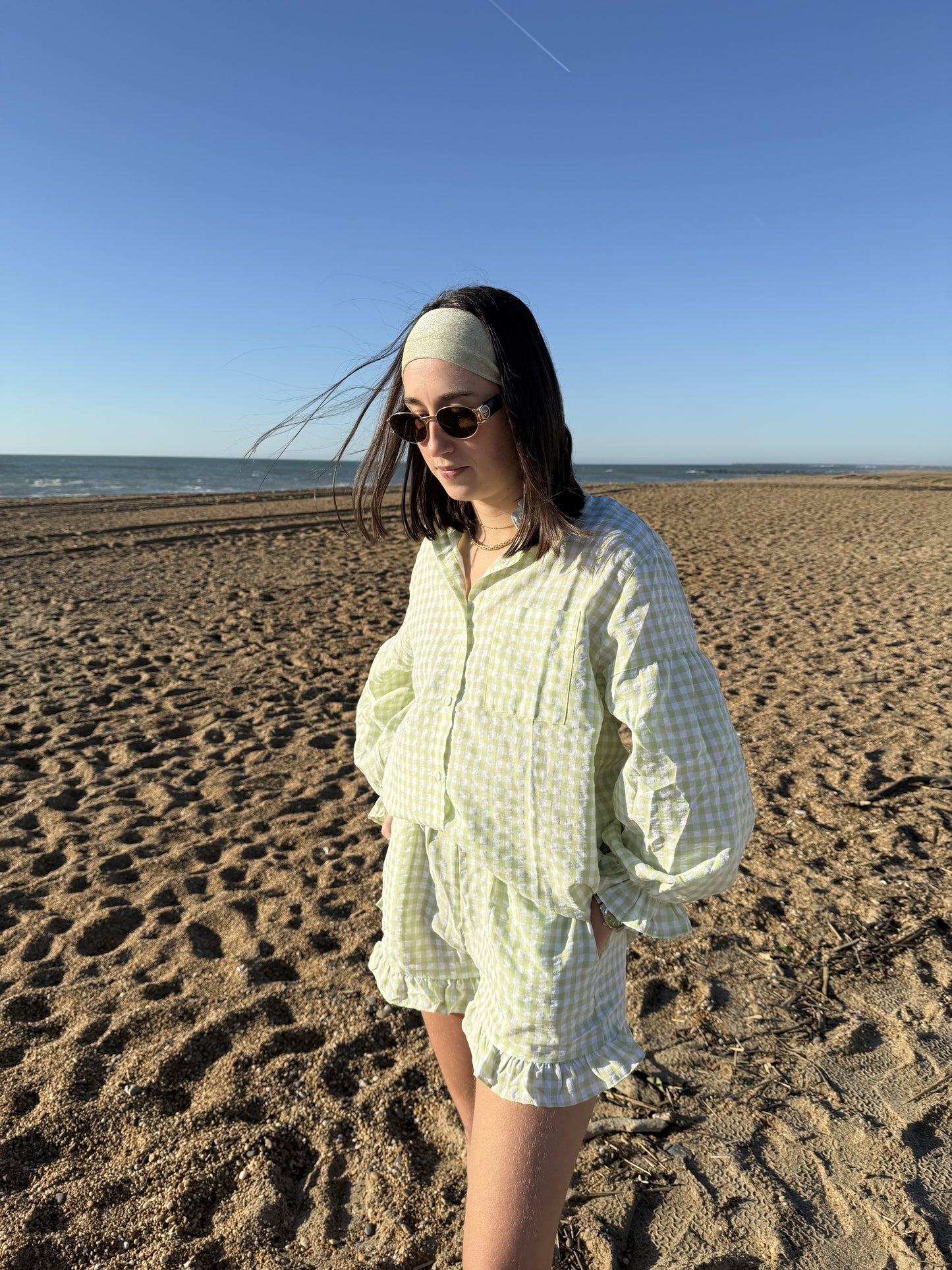 ENSEMBLE VICHY VERT