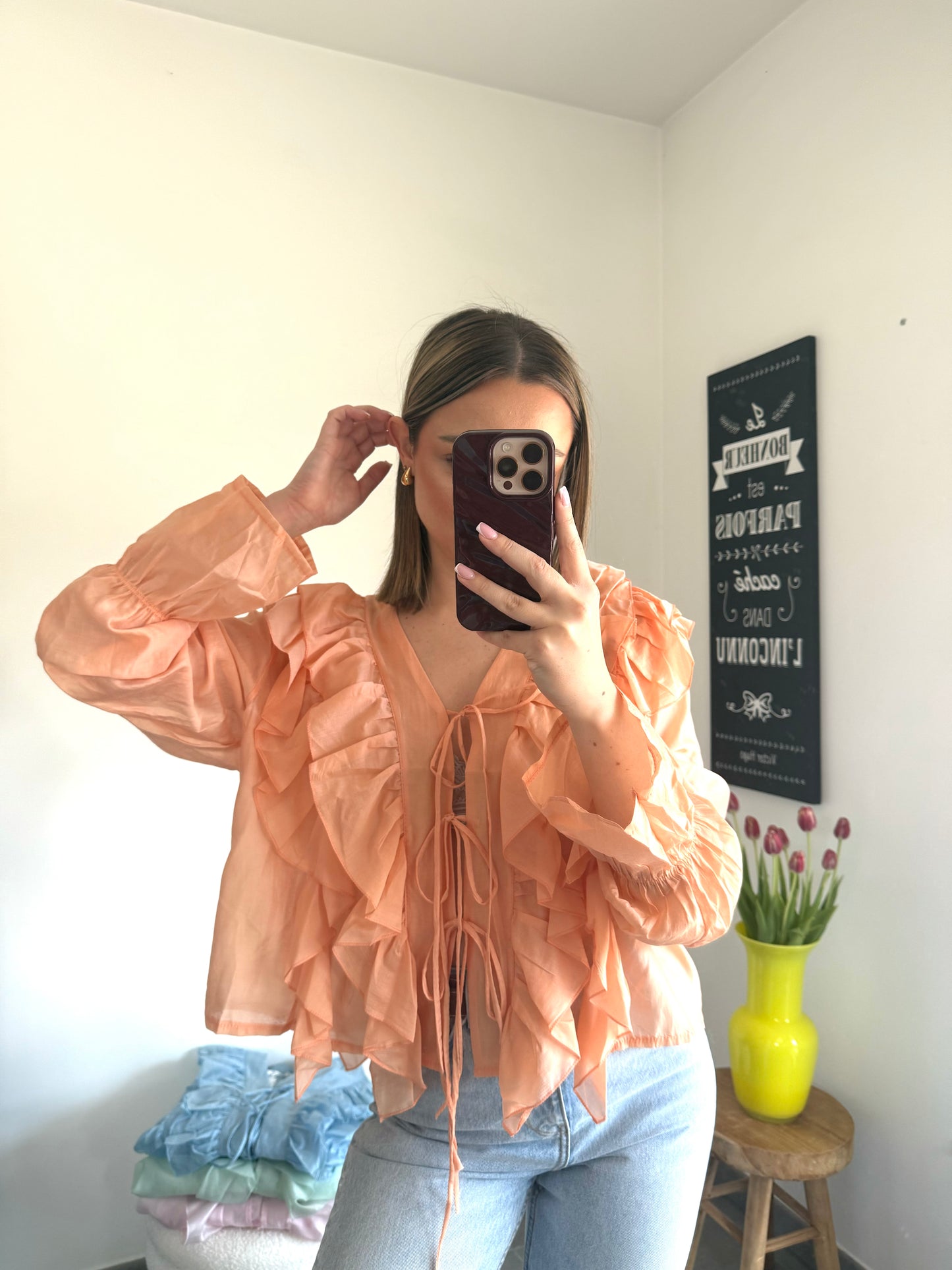 BLOUSE ELENA CORAIL
