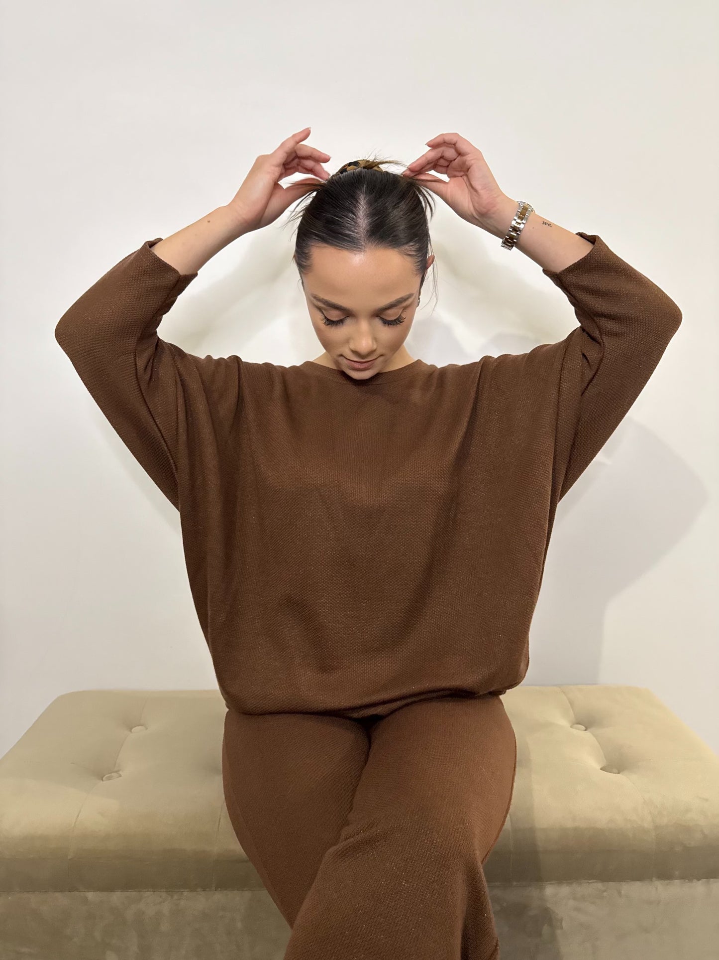 Pull long marron