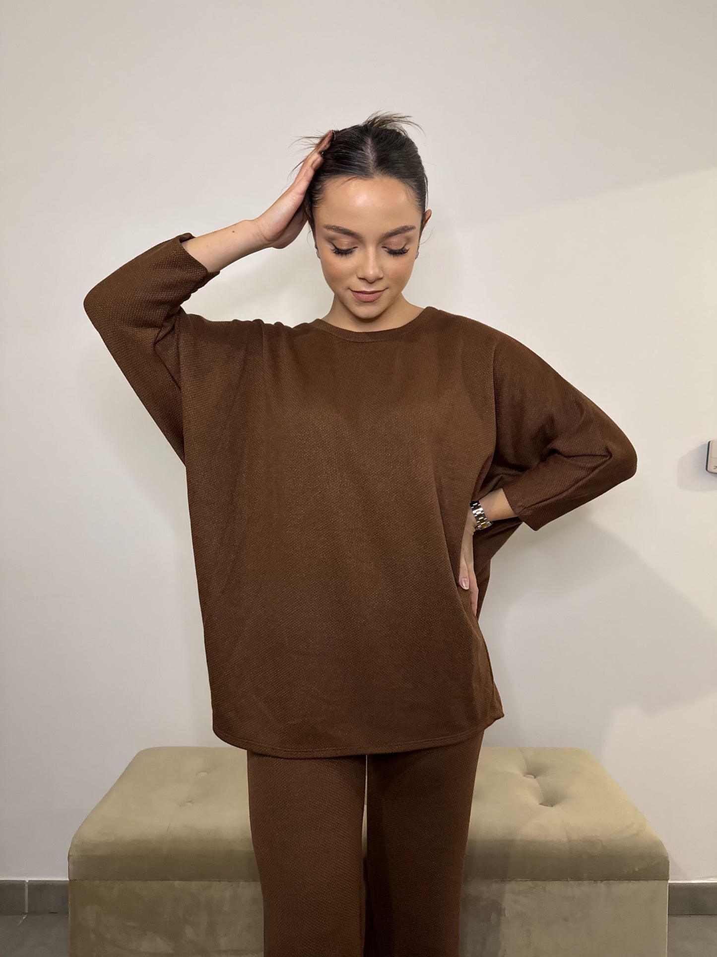 Pull long marron