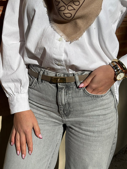 CEINTURE AJUSTABLE CUIR