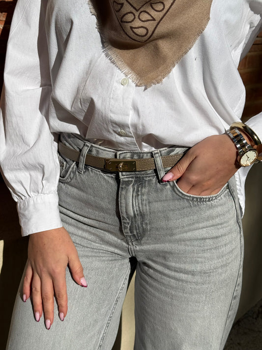 CEINTURE AJUSTABLE CUIR