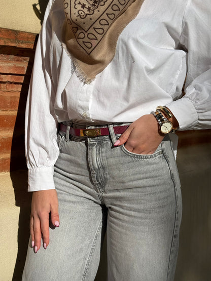 CEINTURE AJUSTABLE CUIR