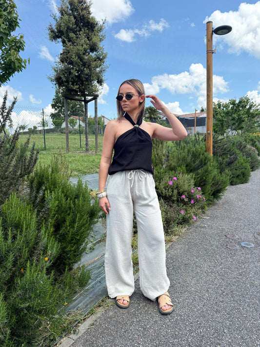 Pantalon Chloé gaze de coton