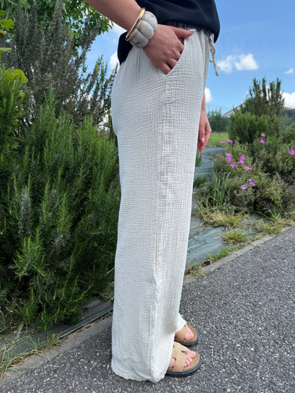 Pantalon Chloé gaze de coton