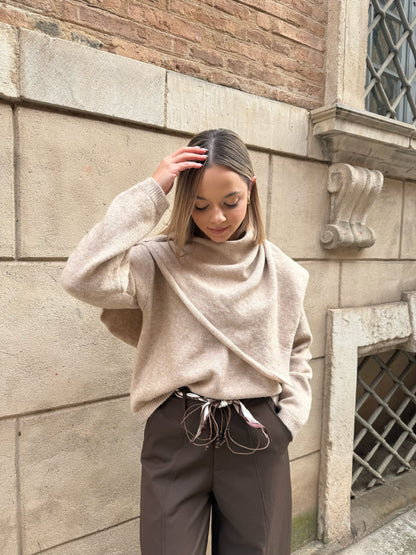 PULL ÉCHARPE GARANCE