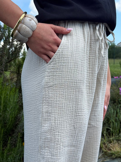Pantalon Chloé gaze de coton