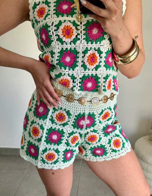 SHORT CROCHET CAPUCINE