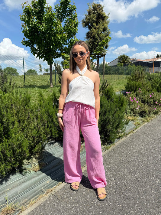 Pantalon Chloé gaze de coton