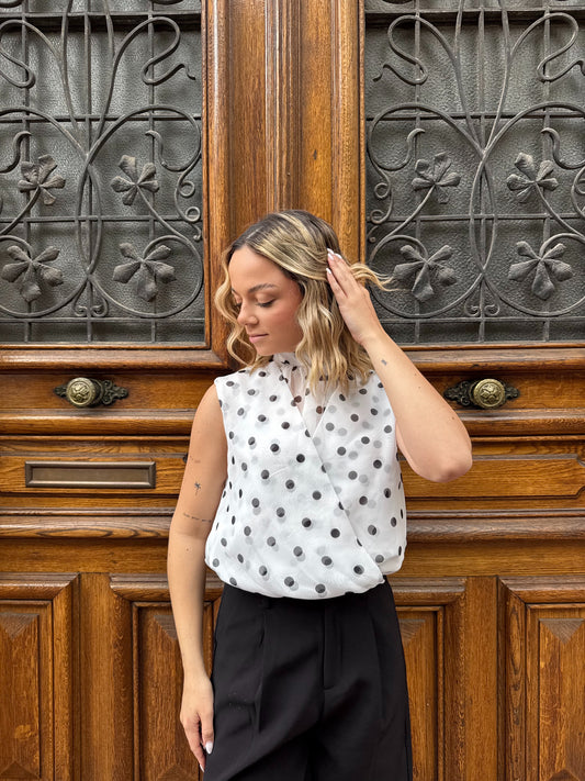 Top à pois Paola