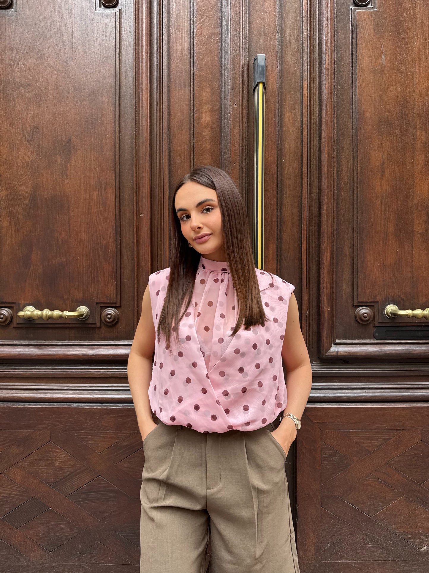Top à pois Paola