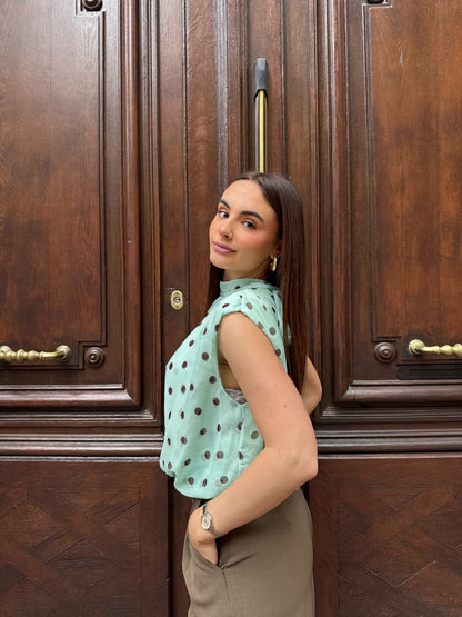 Top à pois Paola