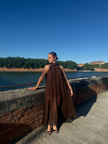 ROBE ÉSMÉE MARRON
