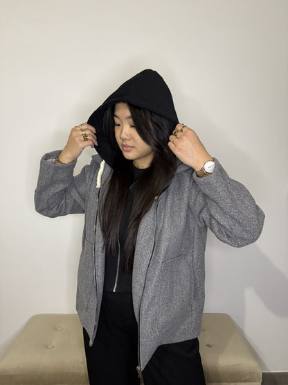 Veste sweat grise MIA