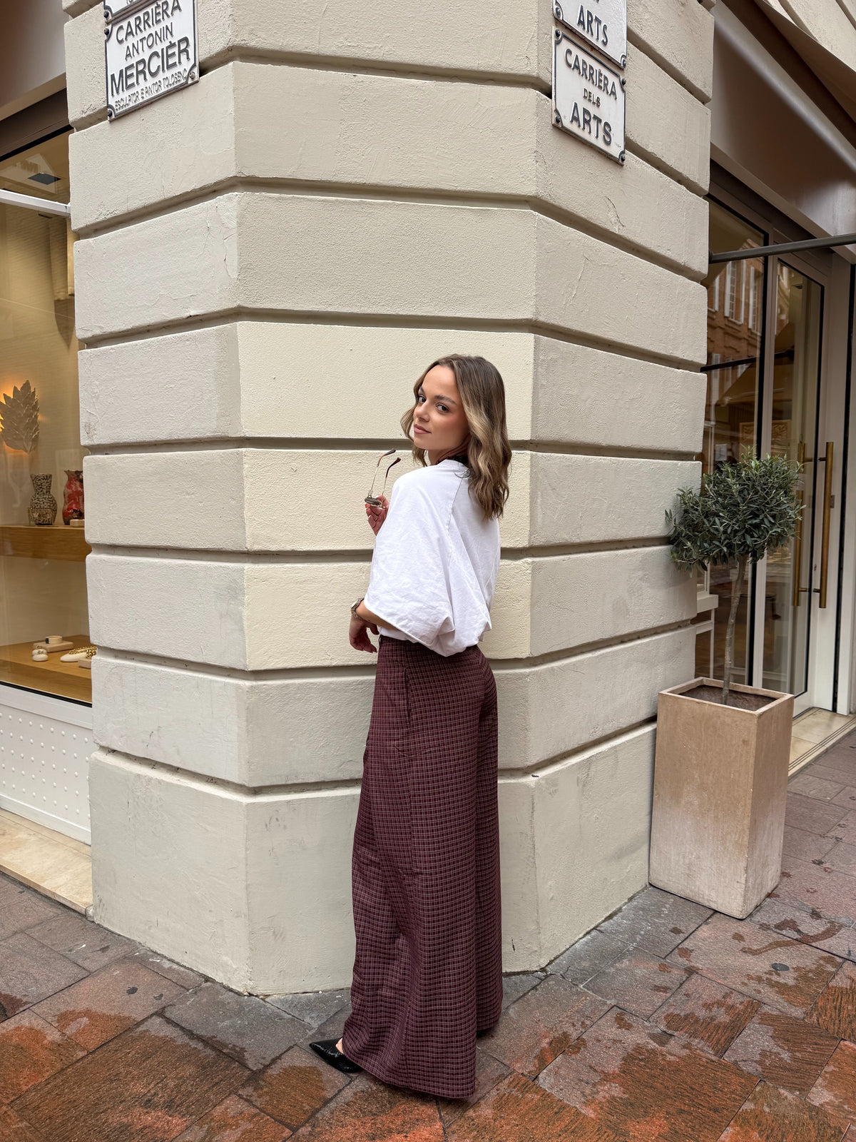 Pantalon à carreaux Valentin
