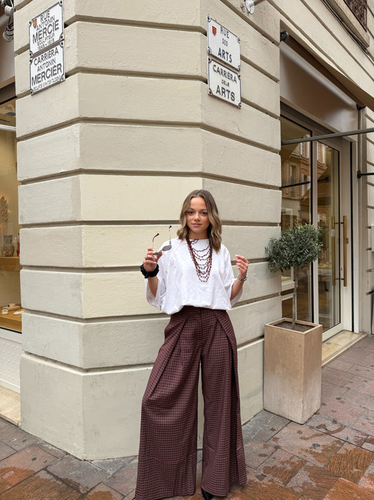 Pantalon à carreaux Valentin