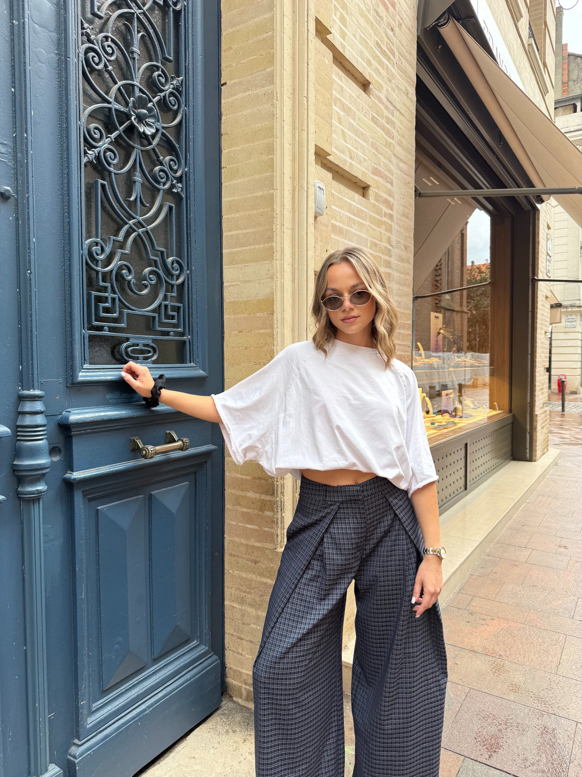Pantalon à carreaux Valentin