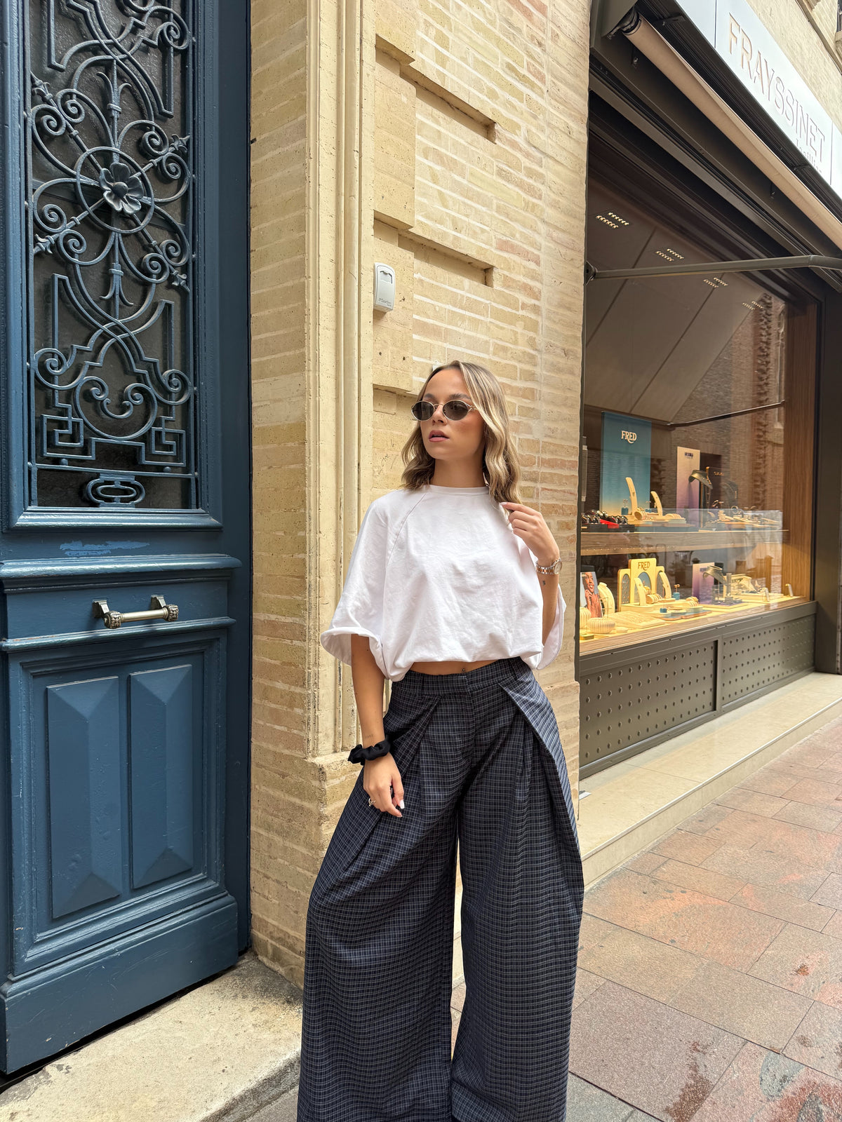 Pantalon à carreaux Valentin