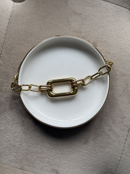Bracelet doré GROS MAILLON