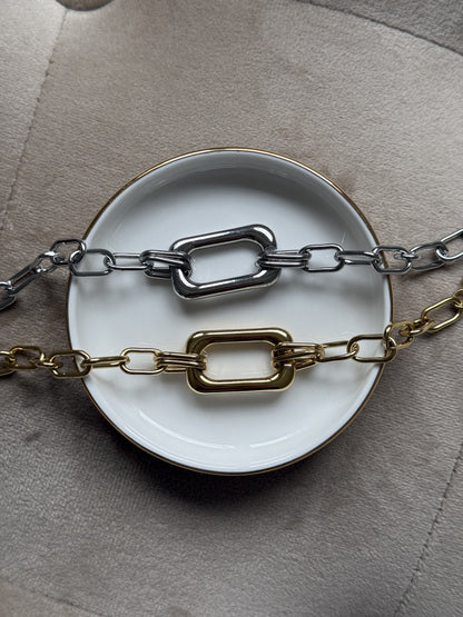 Bracelet doré GROS MAILLON