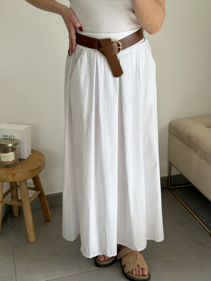 Jupe longue MAÉ avec ceinture