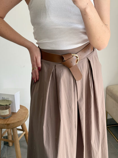 Jupe longue MAÉ avec ceinture