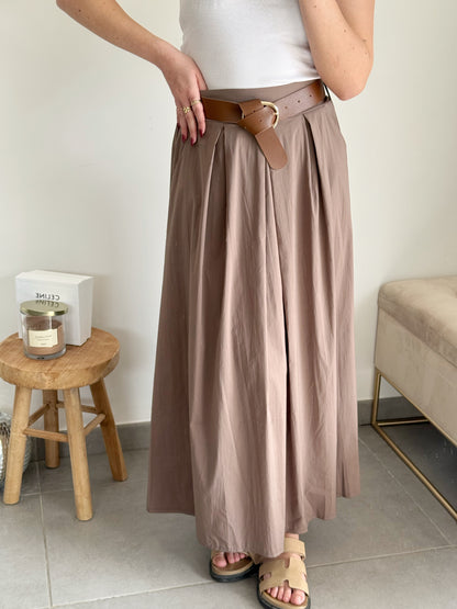 Jupe longue MAÉ avec ceinture