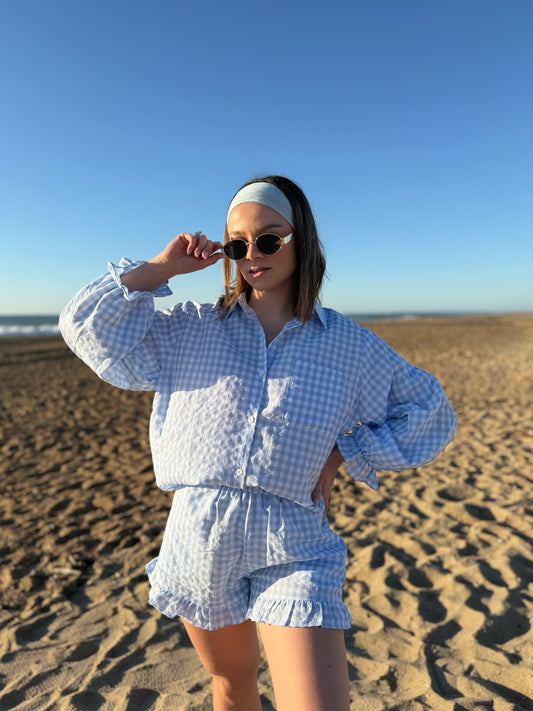 Chemise Vichy Bleu