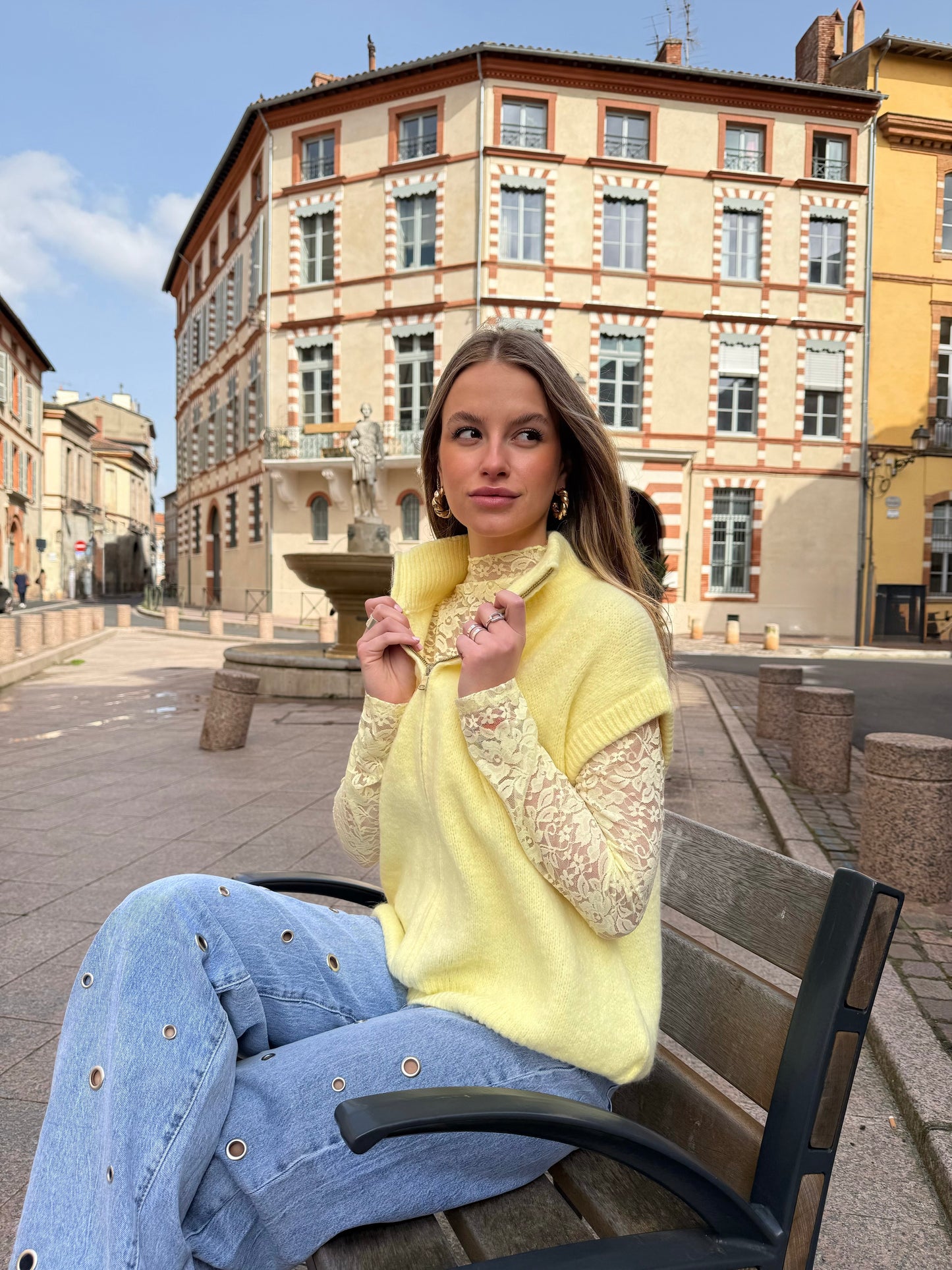 Pull sans manches Zoé