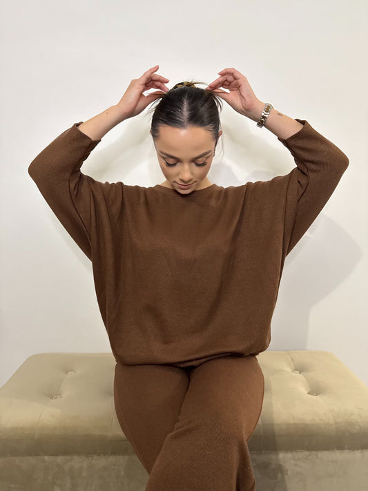 Pull long marron
